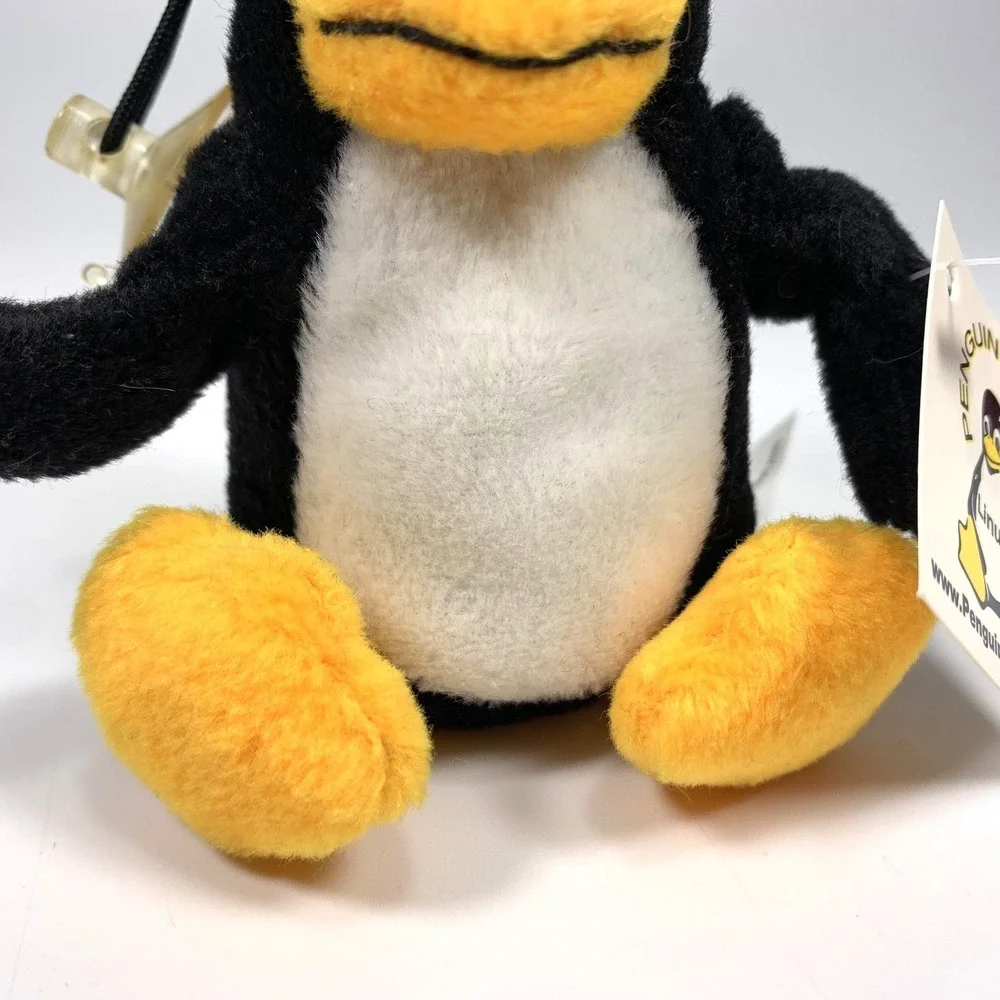 Vintage Linux Tux Penguin Plush 6